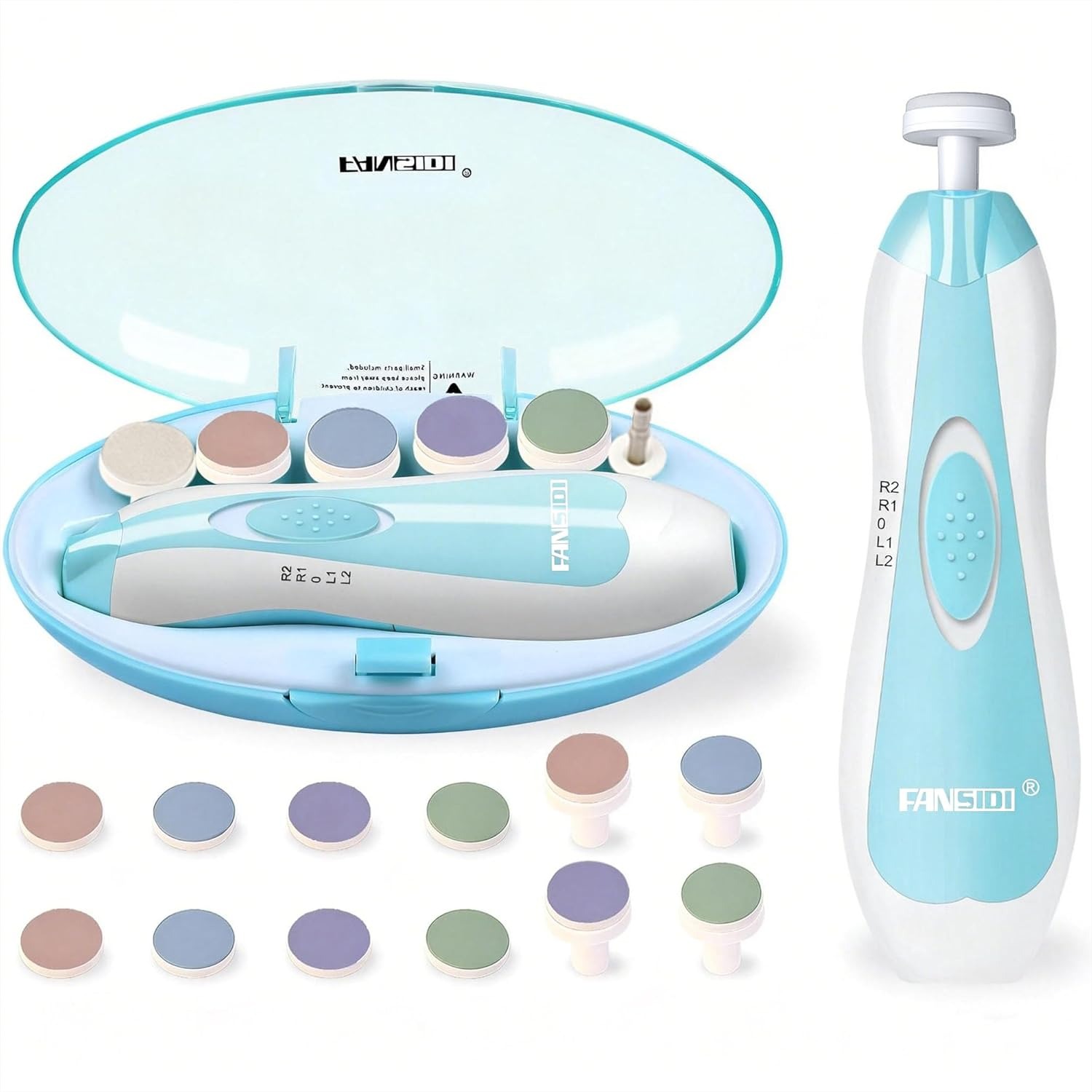 Baby Products Combo - Baby Nail Trimmer Electric, Safe &