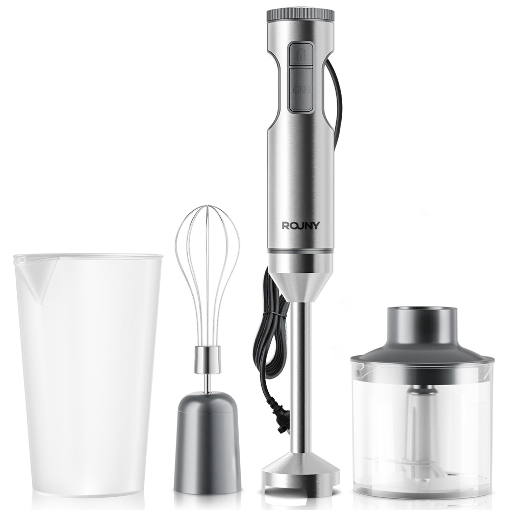 Baby Food Maker Blender - Hand Immersion Blender Powerful 4-in-1,Stainless Steel