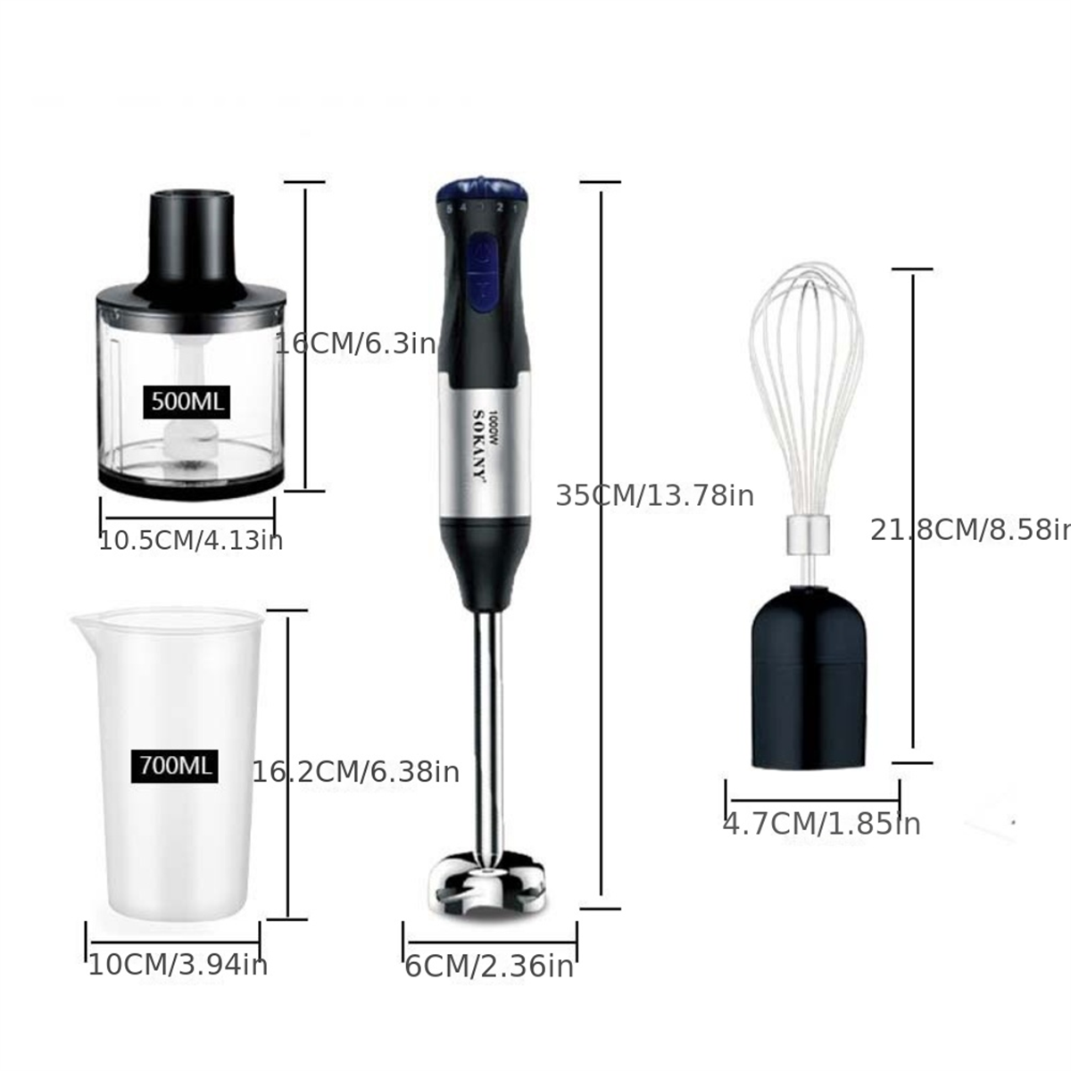 1000W 4-In-1 Handheld Blender  - مراجعة Baby Food Maker Blender وسعره