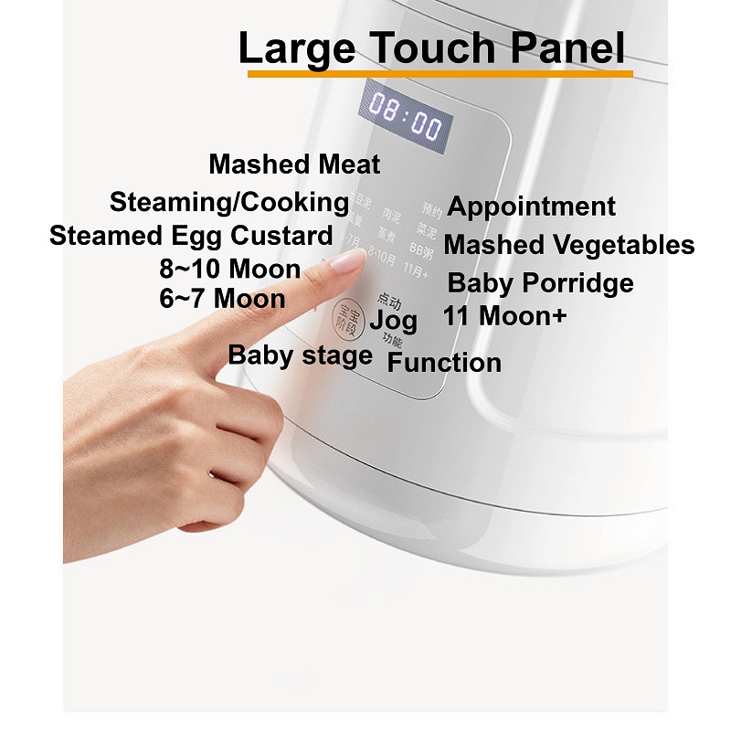220V Baby Food Processor All-S - مراجعة Baby Food Maker Blender وسعره