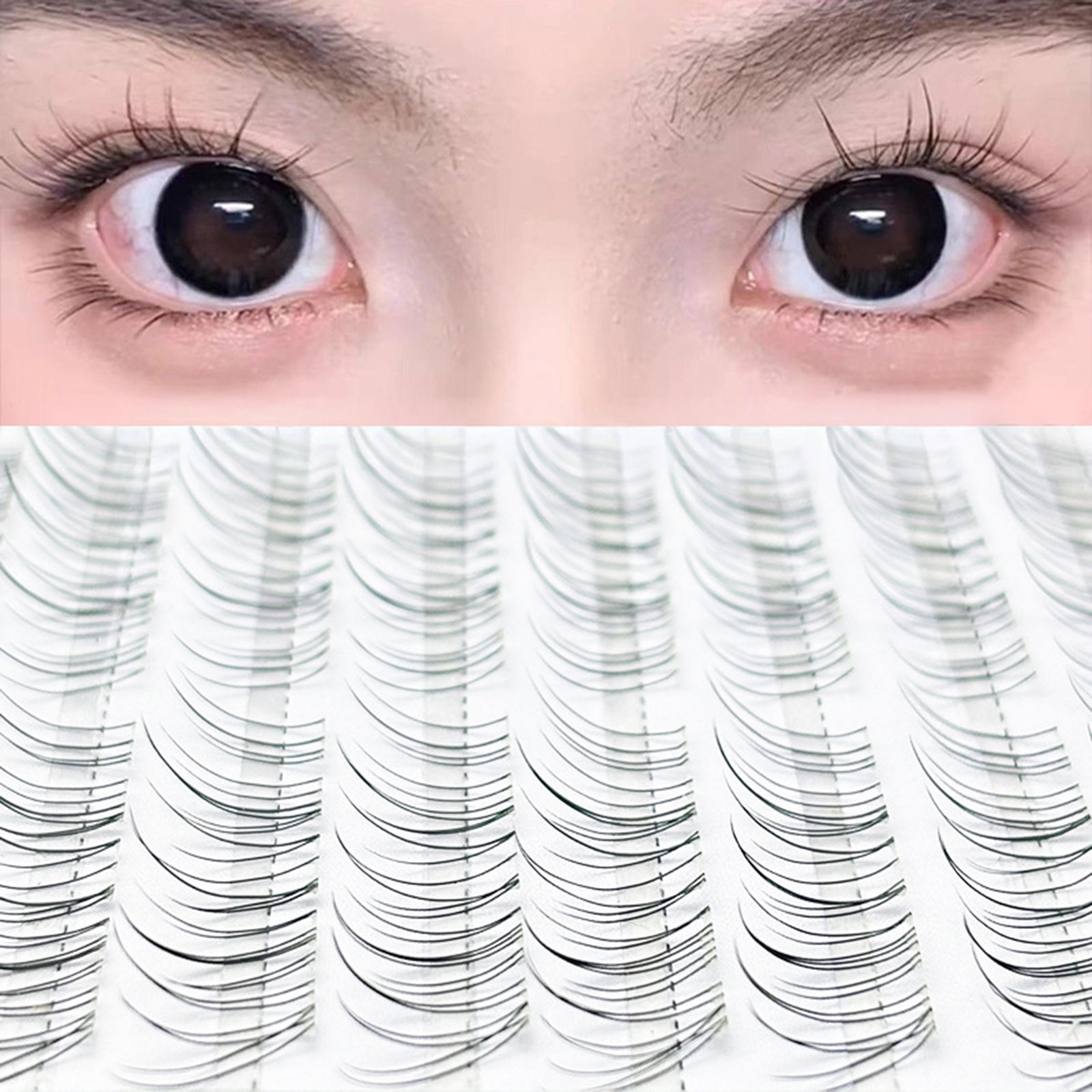 Korean Style False Eyelashes B - مراجعة Baby Products Combo وسعره