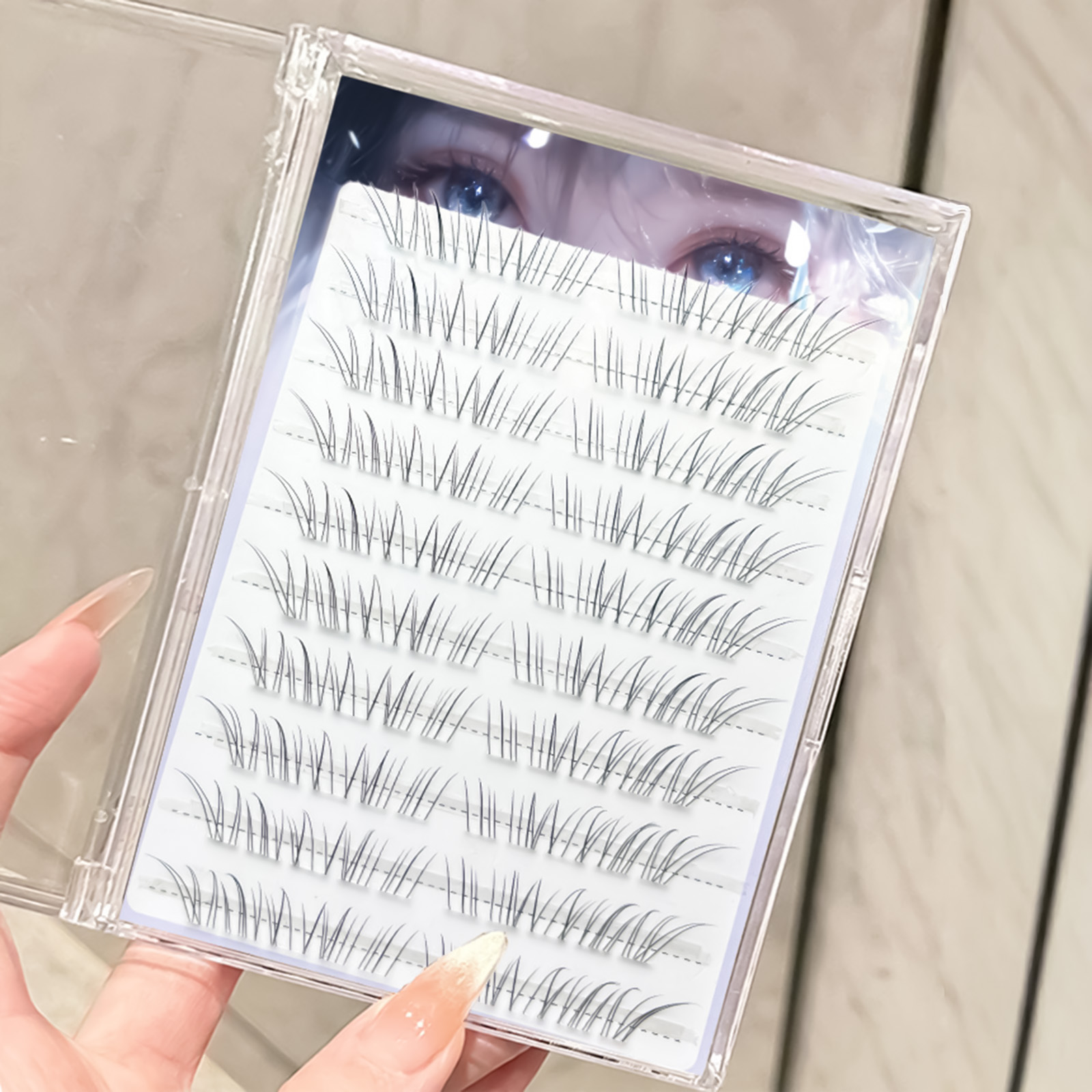 Korean Style False Eyelashes B - مراجعة Baby Products Combo وسعره
