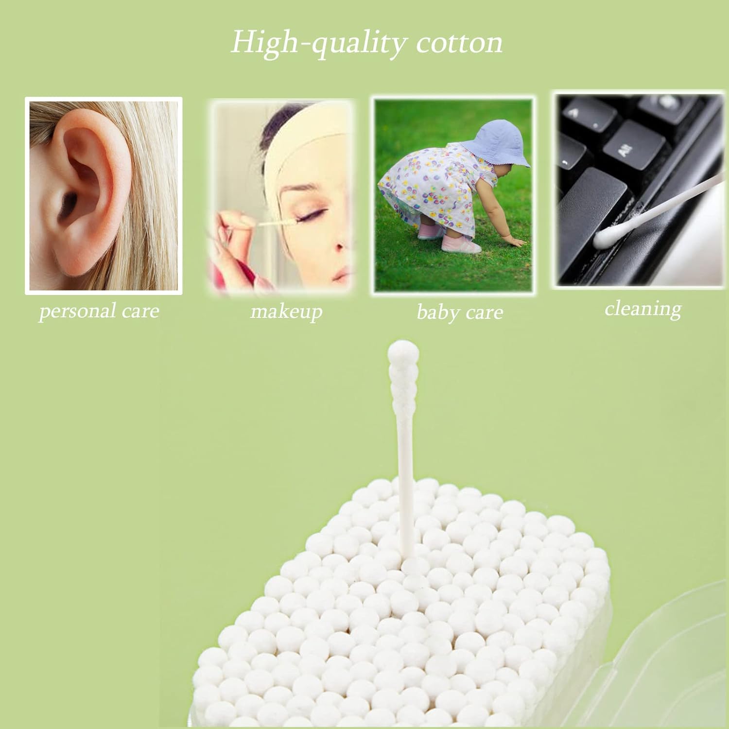 1000 Count Mini Cotton Swabs w - مراجعة Baby Products Combo وسعره