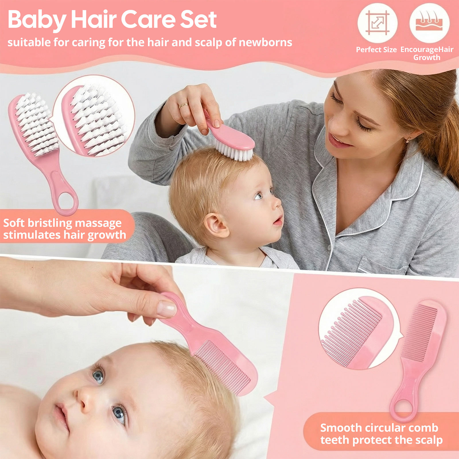 A set of 6 baby care products, - مراجعة Baby Products Kit Set وسعره