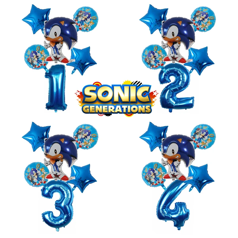 Cartoon Sonic Cartoon Balloon  - مراجعة Baby Products Combo وسعره