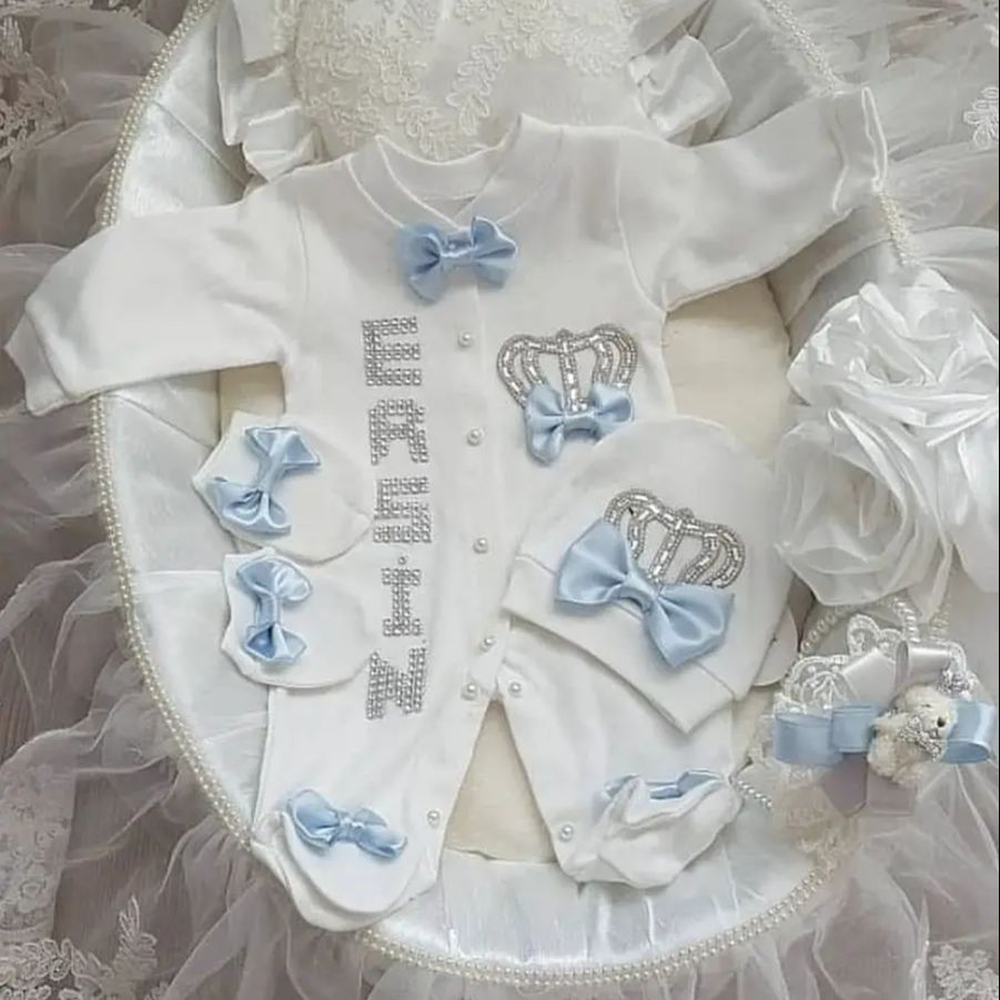 5pcs Newborn Baby Boy Outfits  - مراجعة Baby Products Kit Set وسعره