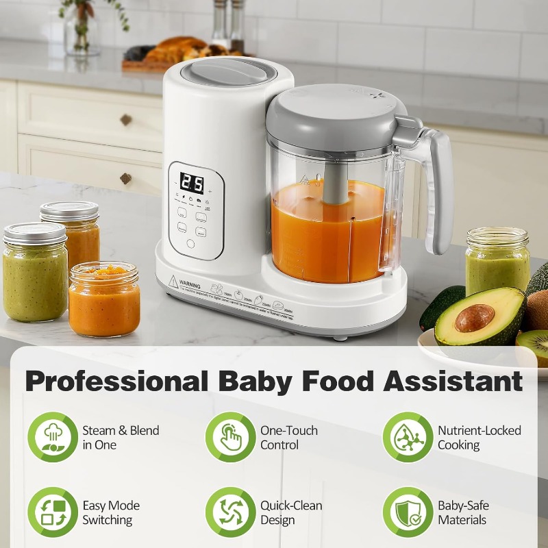 Baby Food Maker Steamer Blende - مراجعة Baby Food Maker Blender وسعره
