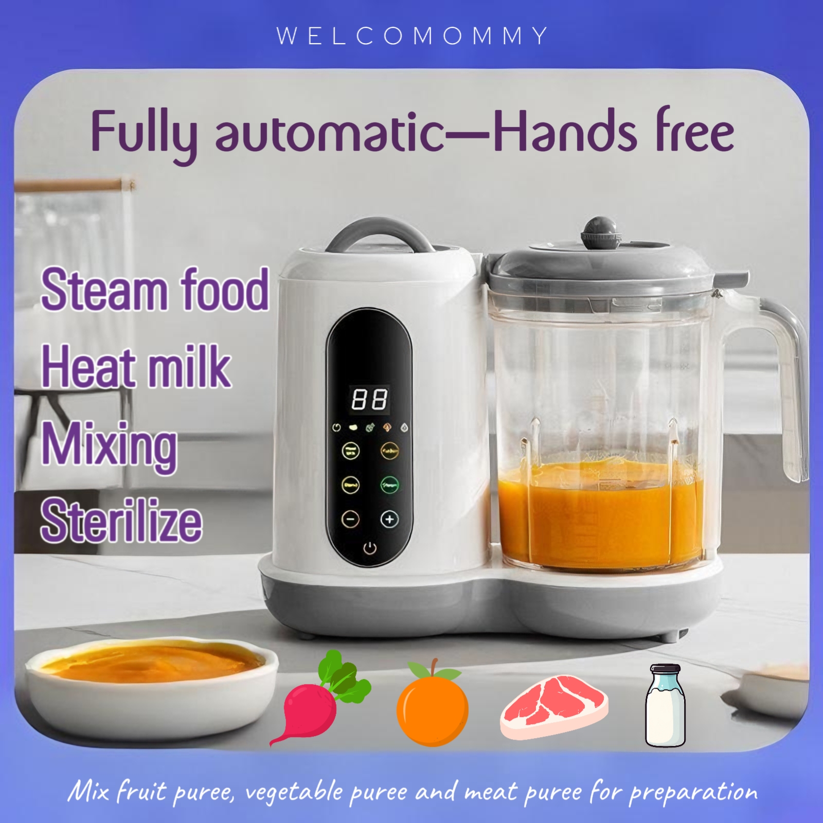 Multifunctional Baby Food Make - مراجعة Baby Food Maker Blender وسعره