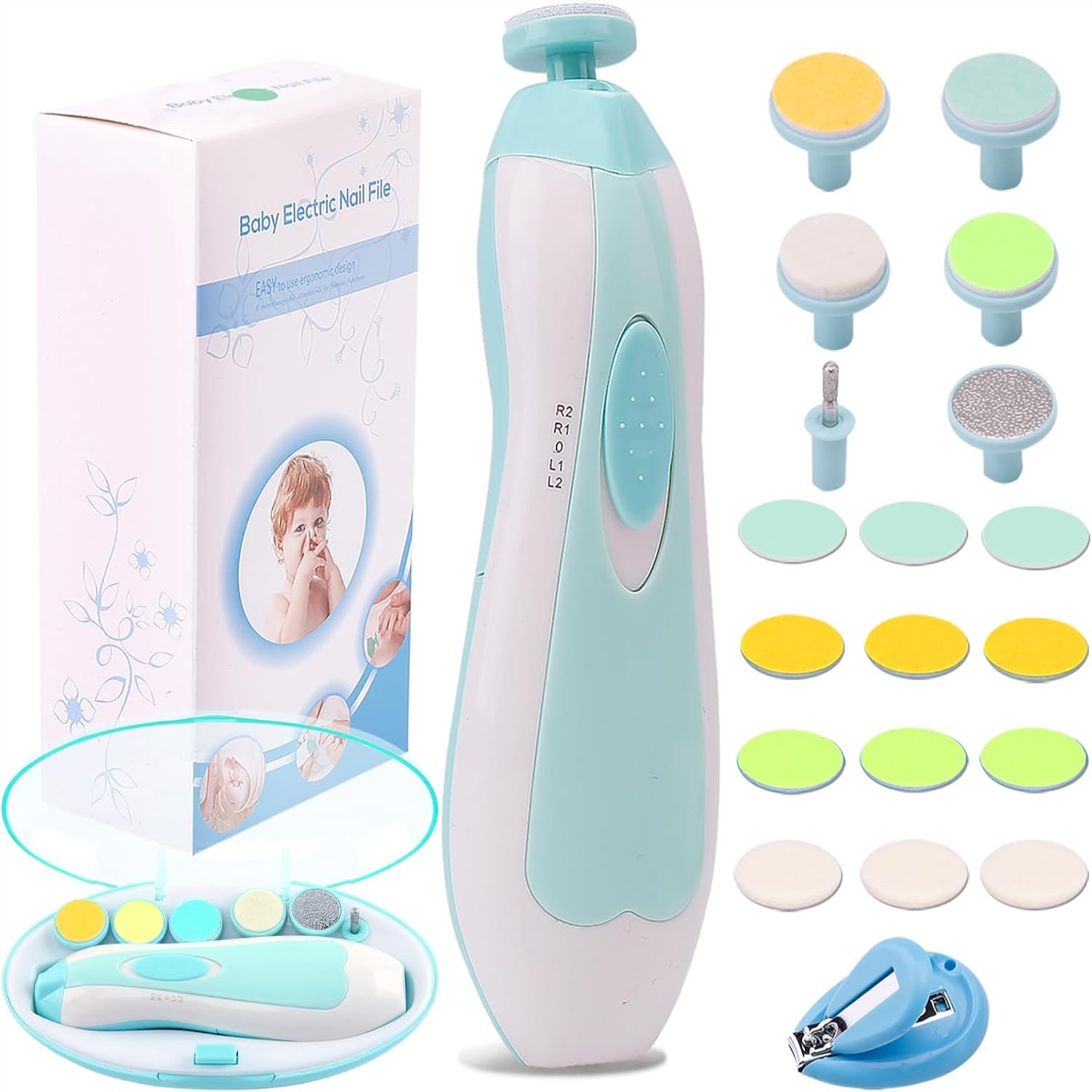 Baby Nail Trimmer Electric Nai - مراجعة Baby Products Combo وسعره