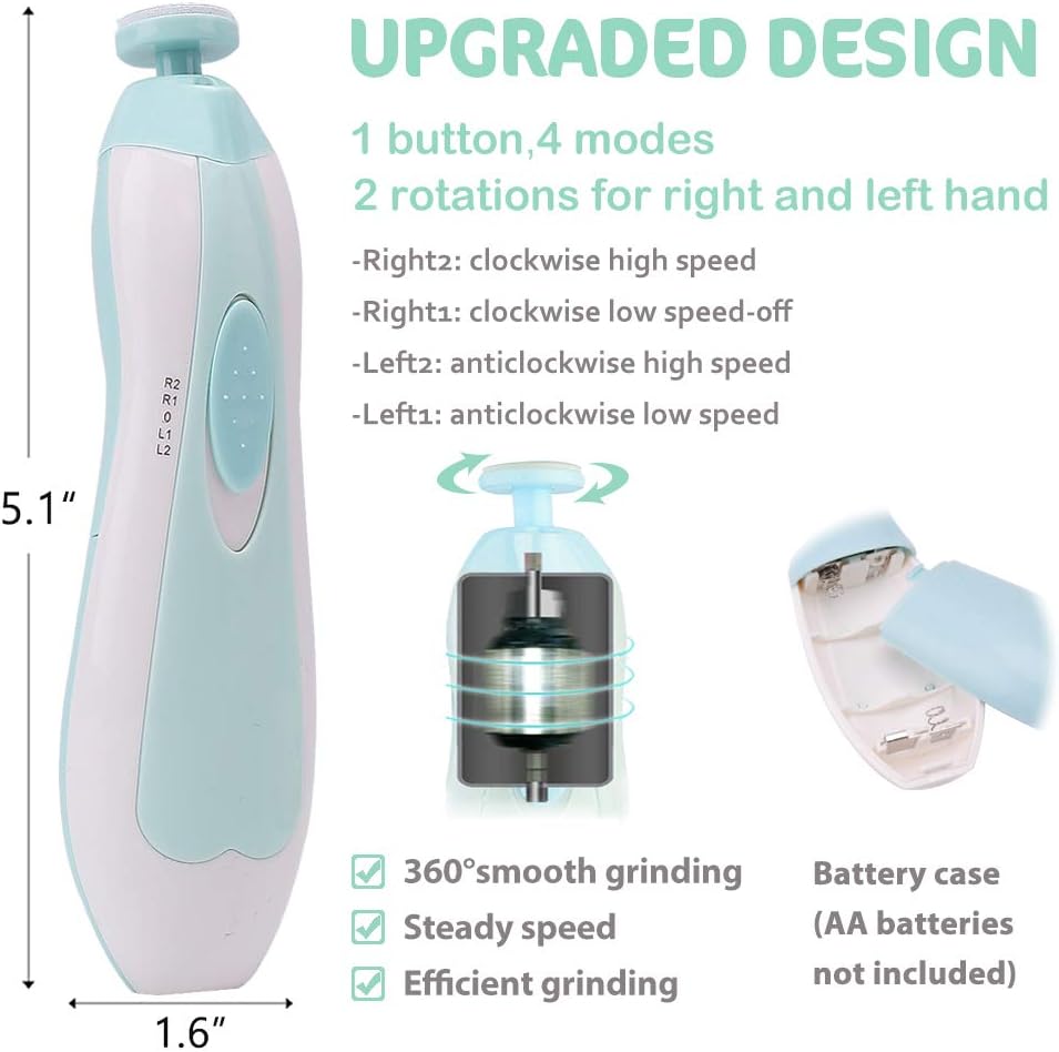Baby Nail Trimmer Electric Nai - مراجعة Baby Products Combo وسعره