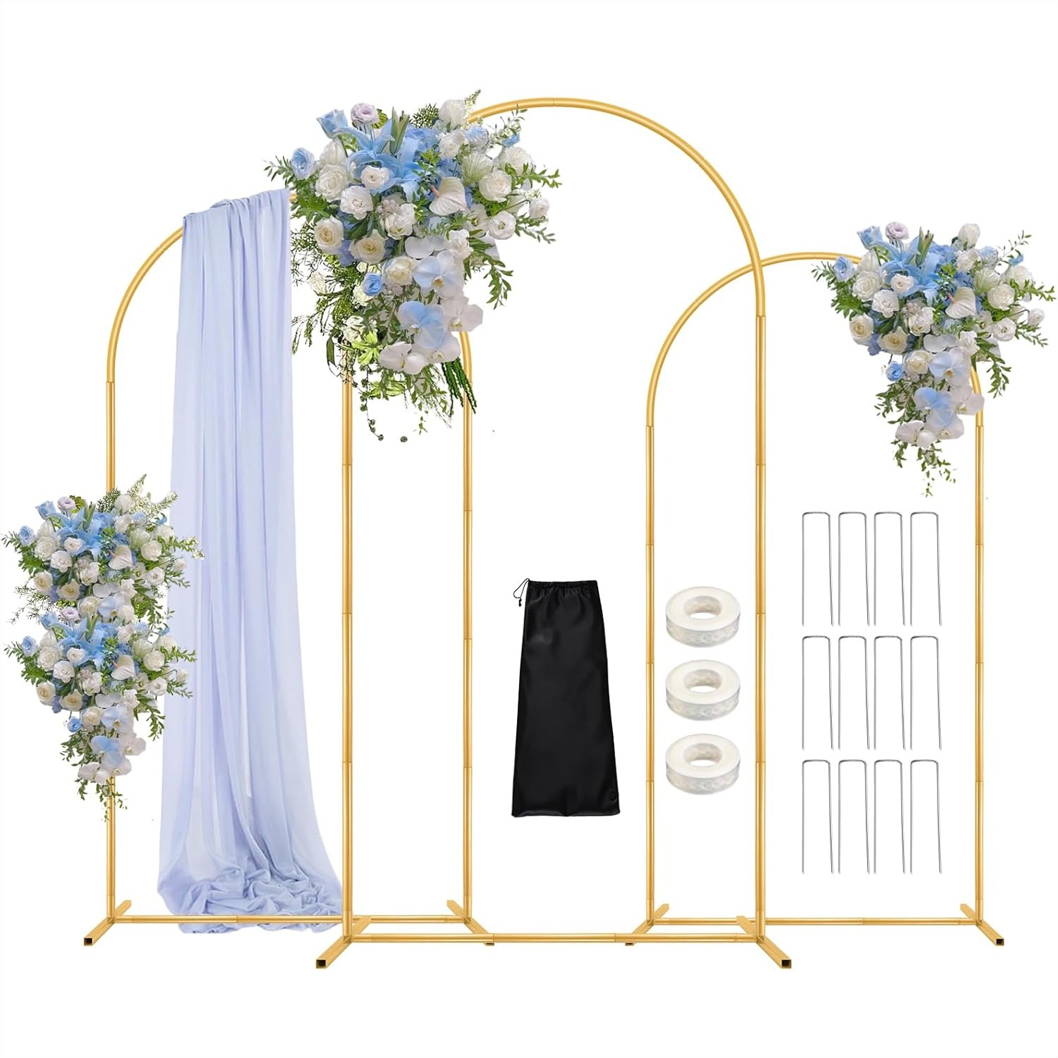 Wedding Arch Backdrop Stand Se - مراجعة Baby Products Kit Set وسعره