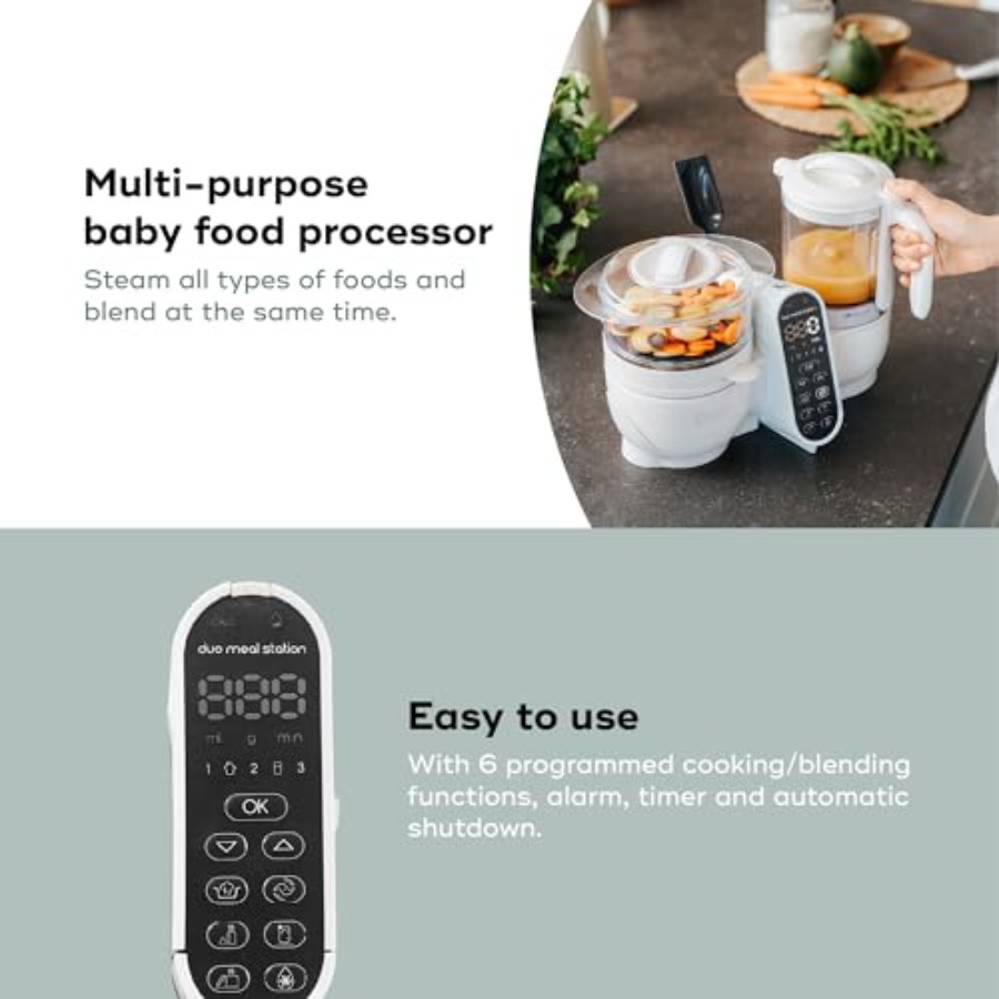 Duo Meal Station 6-in-1: Multi - مراجعة Baby Food Maker Blender وسعره