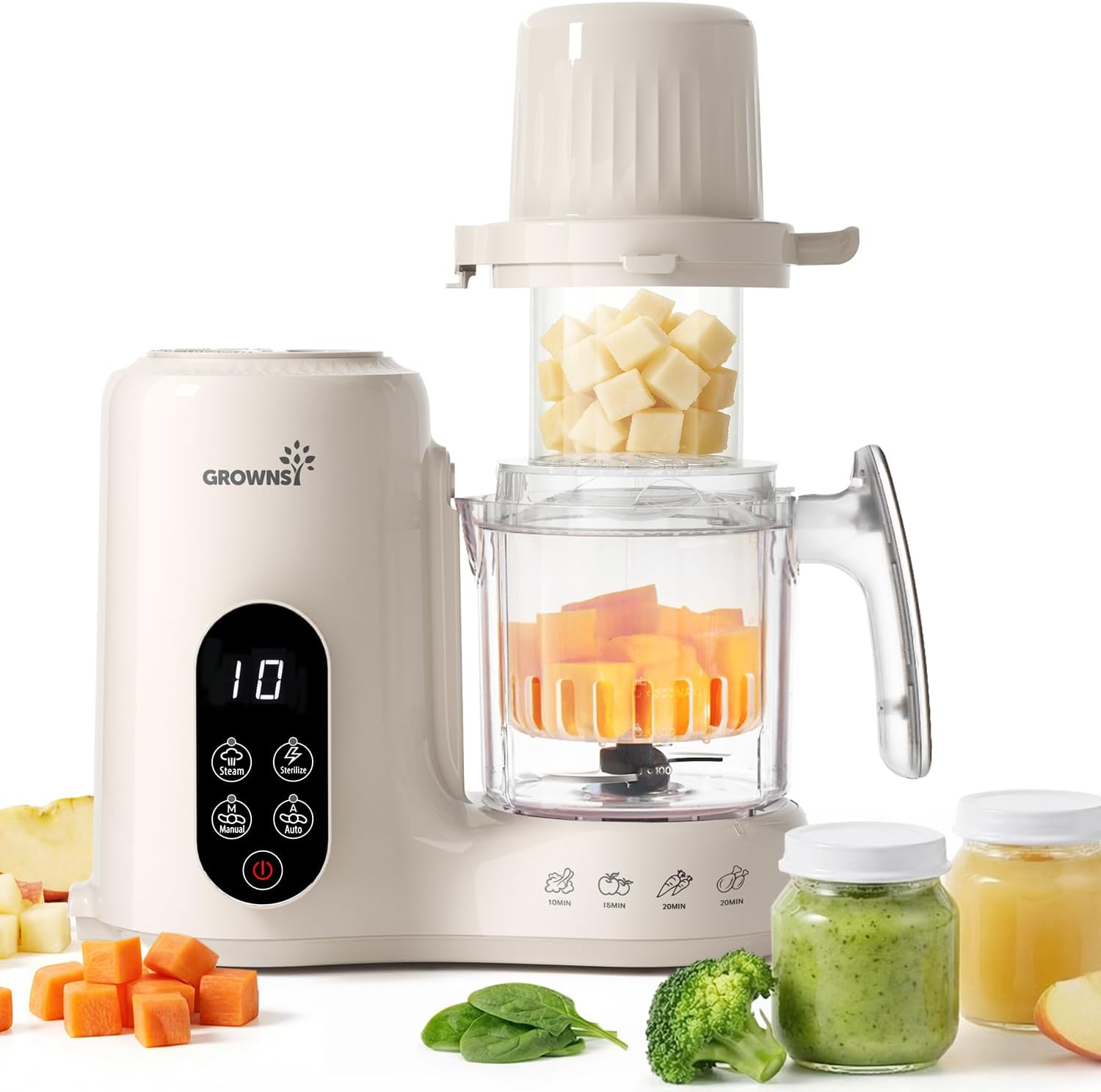 Baby Food Maker with Dual-Laye - مراجعة Baby Food Maker Blender وسعره
